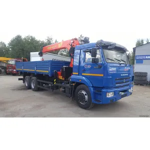 Бортовой КАМАЗ 65117-3010-50 с КМУ PALFINGER INMAN ИТ-150 без доп.опор