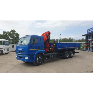 бортовой а/м КАМАЗ 65117-48(А5) с КМУ ИМ-320 за кабиной