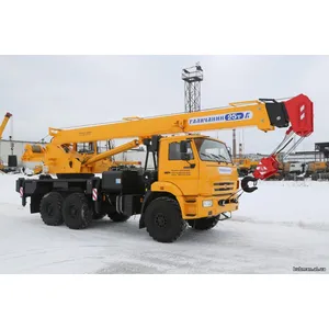 кран автомобильный ГАЛИЧАНИН КС-55713-5; г/п 25 т, длина стрелы 22 м. шасси КАМАЗ 43118 (6х6)