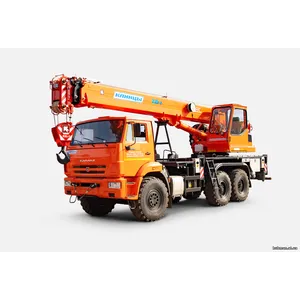 кран автомобильный КЛИНЦЫ КС-35719-7-02 г/п 16 т, длина стрелы 19 м; на шасси КАМАЗ 43118 6х6