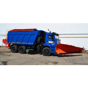 КДМ-7881010 на с.КамАЗ-6520-49 (ПС (сталь 09Г2С V=10,5 м3), Скоростной отвал, Средняя щетка)