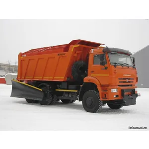 КДМ-7881011 на с.КамАЗ-6522 (ПС (сталь 09Г2С, V=10,5 м3), Боковой отвал, Монтажная плита