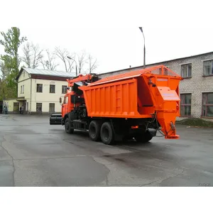 КДМ-650-05 на ш.65115-48 (ГМУ, Самосвальный кузов, ПС сталь 09Г2С, V=8 м3, Боковой отвал)