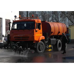 КДМ-650-08 на ш.65115-48 (ПМ сталь 09Г2С, V=12 м3, Передняя высоконапорная рейка, Средняя щетка)